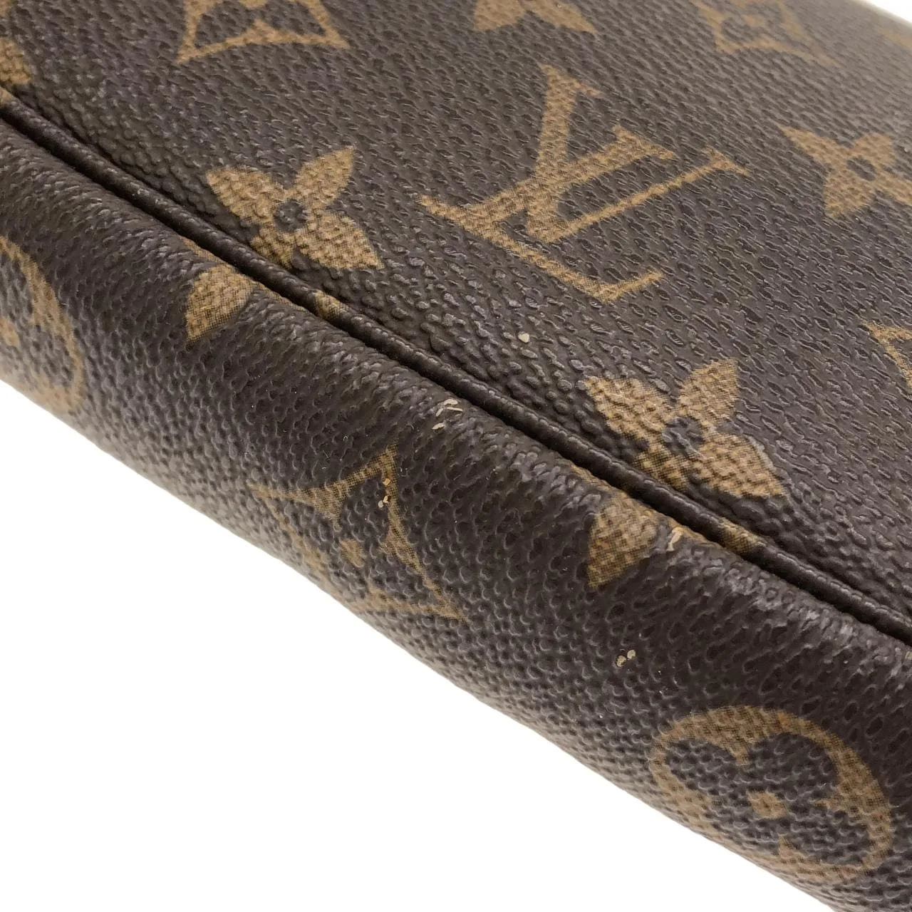 LOUIS VUITTON Pochette M51980 Pochette Monogram 黑色 Monogram 中古品A - 縮圖 3