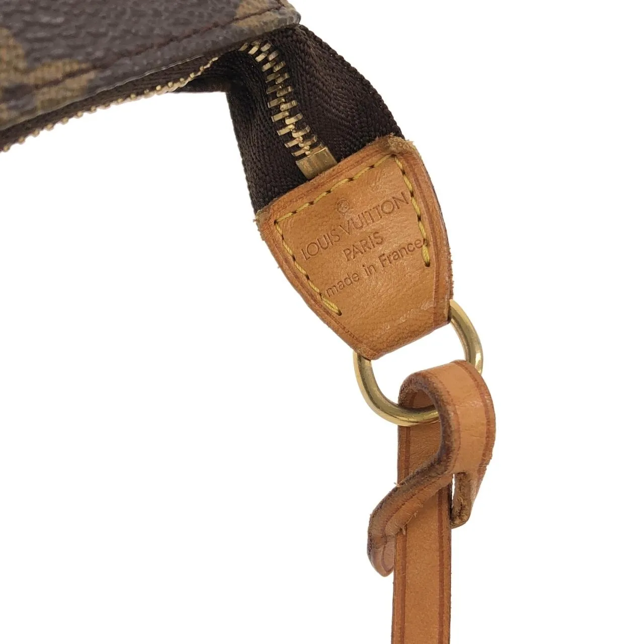 LOUIS VUITTON Pochette M51980 Pochette Monogram 黑色 Monogram 中古品A - 縮圖 5