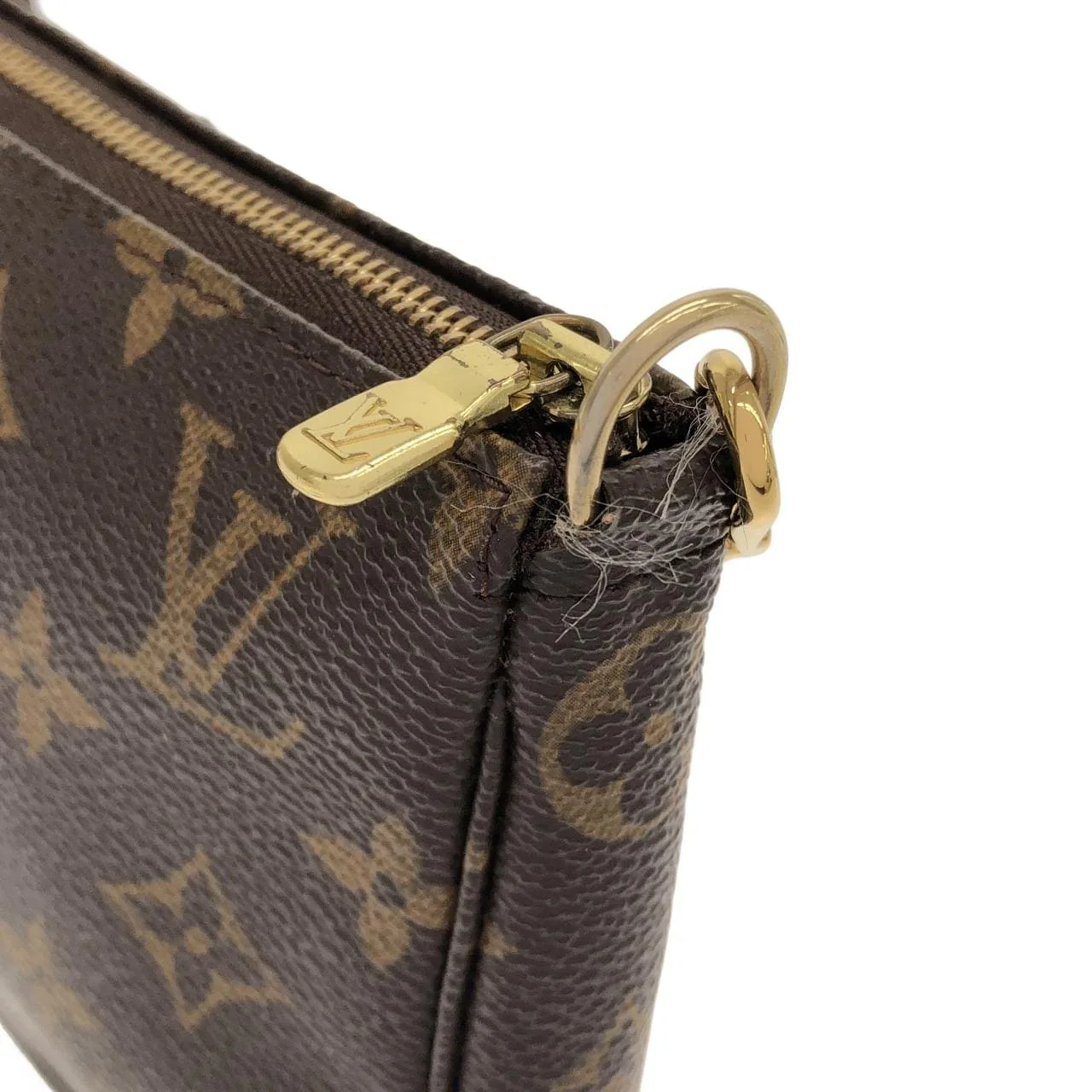 LOUIS VUITTON Pochette M51980 Pochette Monogram 黑色 Monogram 中古品A - 縮圖 6