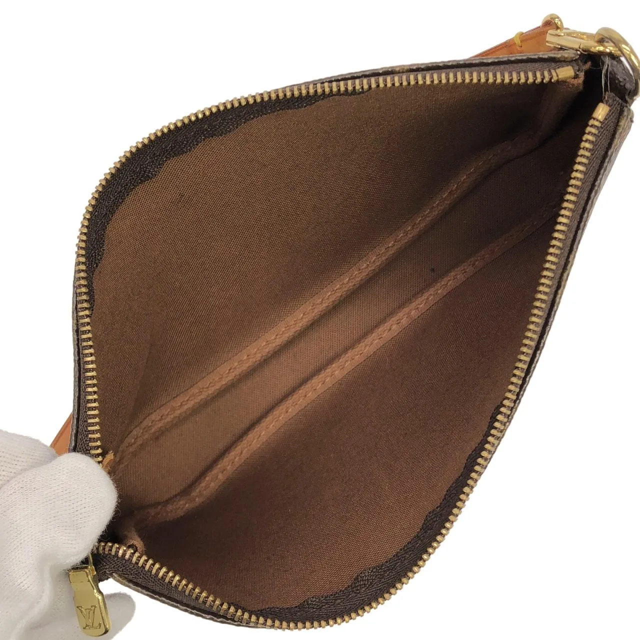 LOUIS VUITTON Pochette M51980 Pochette Monogram 黑色 Monogram 中古品A - 縮圖 8