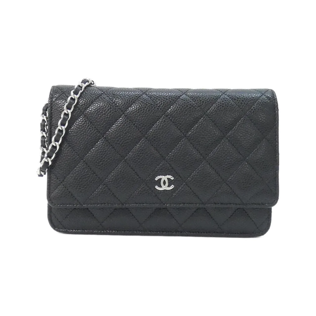 CHANEL Timeless Classic AP0250 Wallet Grained Calfskin Black