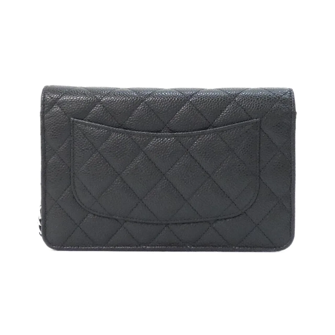 CHANEL Timeless Classic AP0250 Wallet Grained Calfskin 黑色 荔枝紋牛皮 中古品A - 縮圖 2