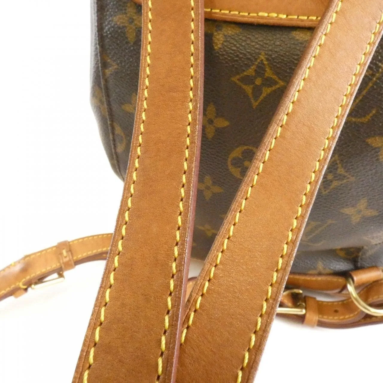 LOUIS VUITTON Montsouris M51136 Backpack Monogram 黑色 Monogram 中古品B - 縮圖 6
