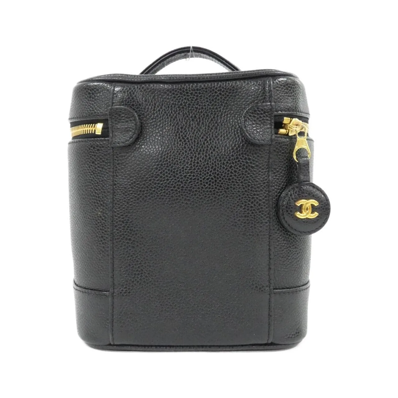 CHANEL 1998 Handbag Grained Calfskin 2
