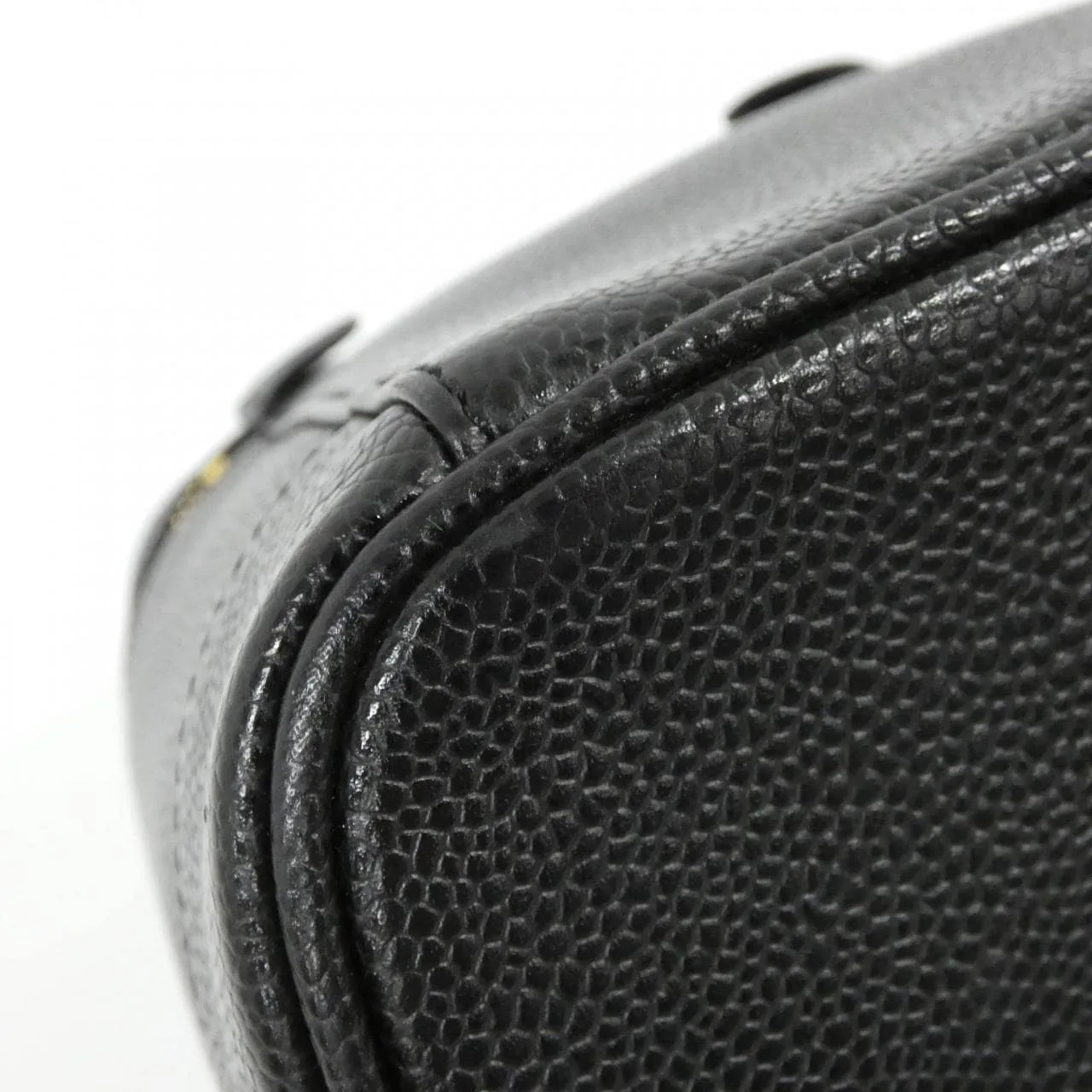 CHANEL 1998 Handbag Grained Calfskin 3