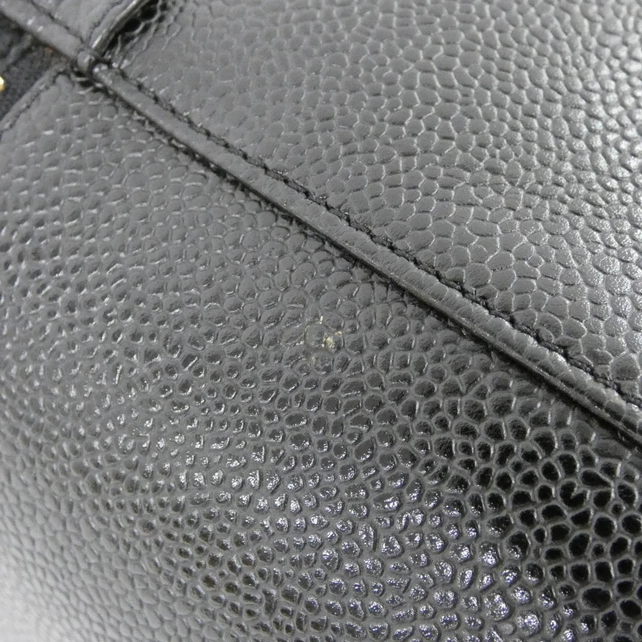 CHANEL 1998 Handbag Grained Calfskin 5