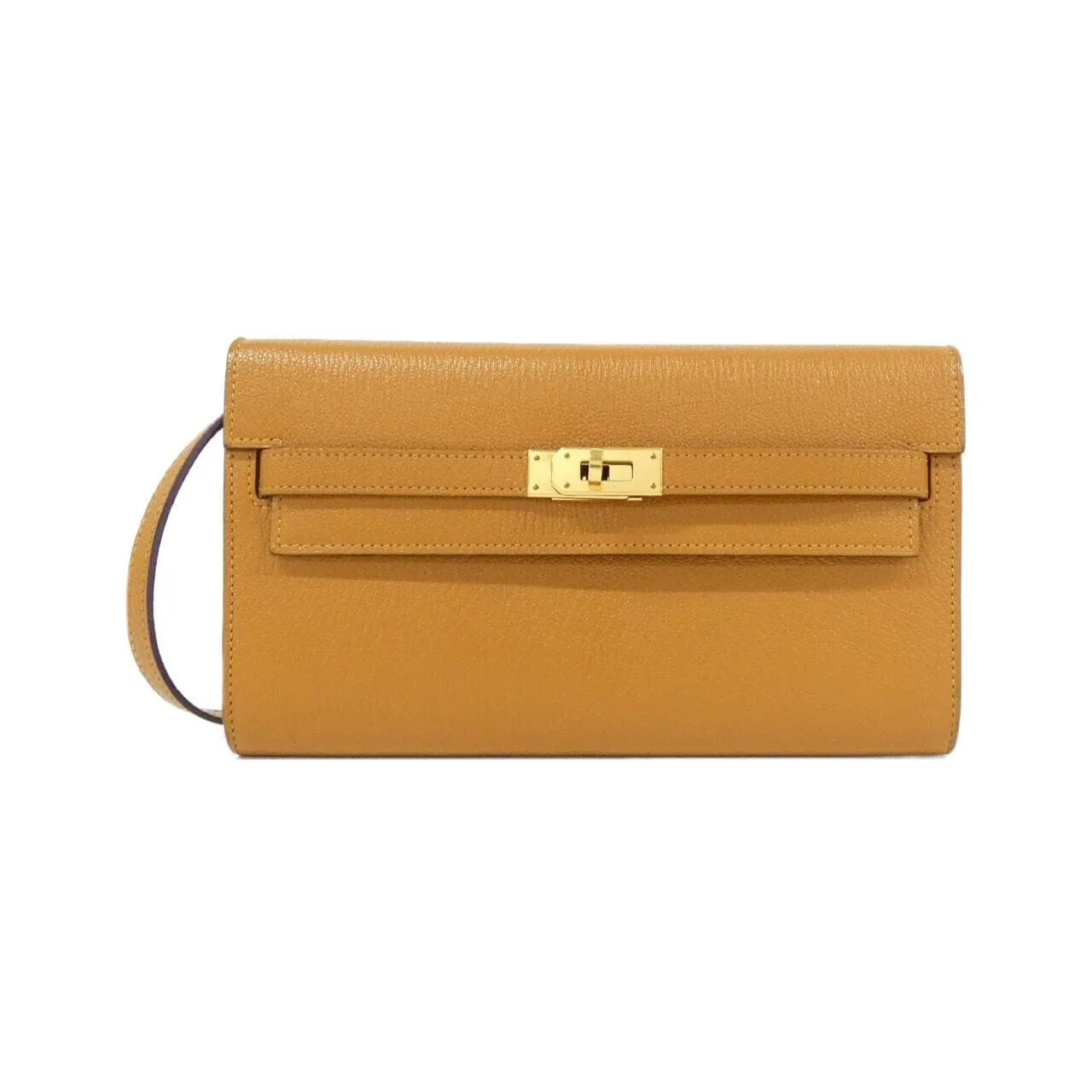 HERMES Kelly 080255CC Wallet Black