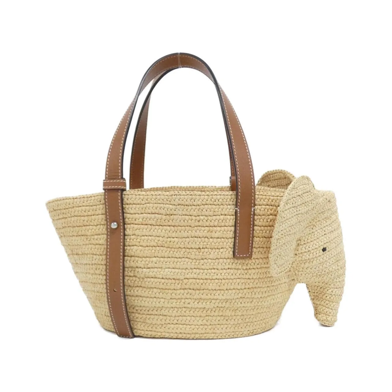 LOEWE Basket A546T37X01 Handbag Black Rank A - Thumbnail 2