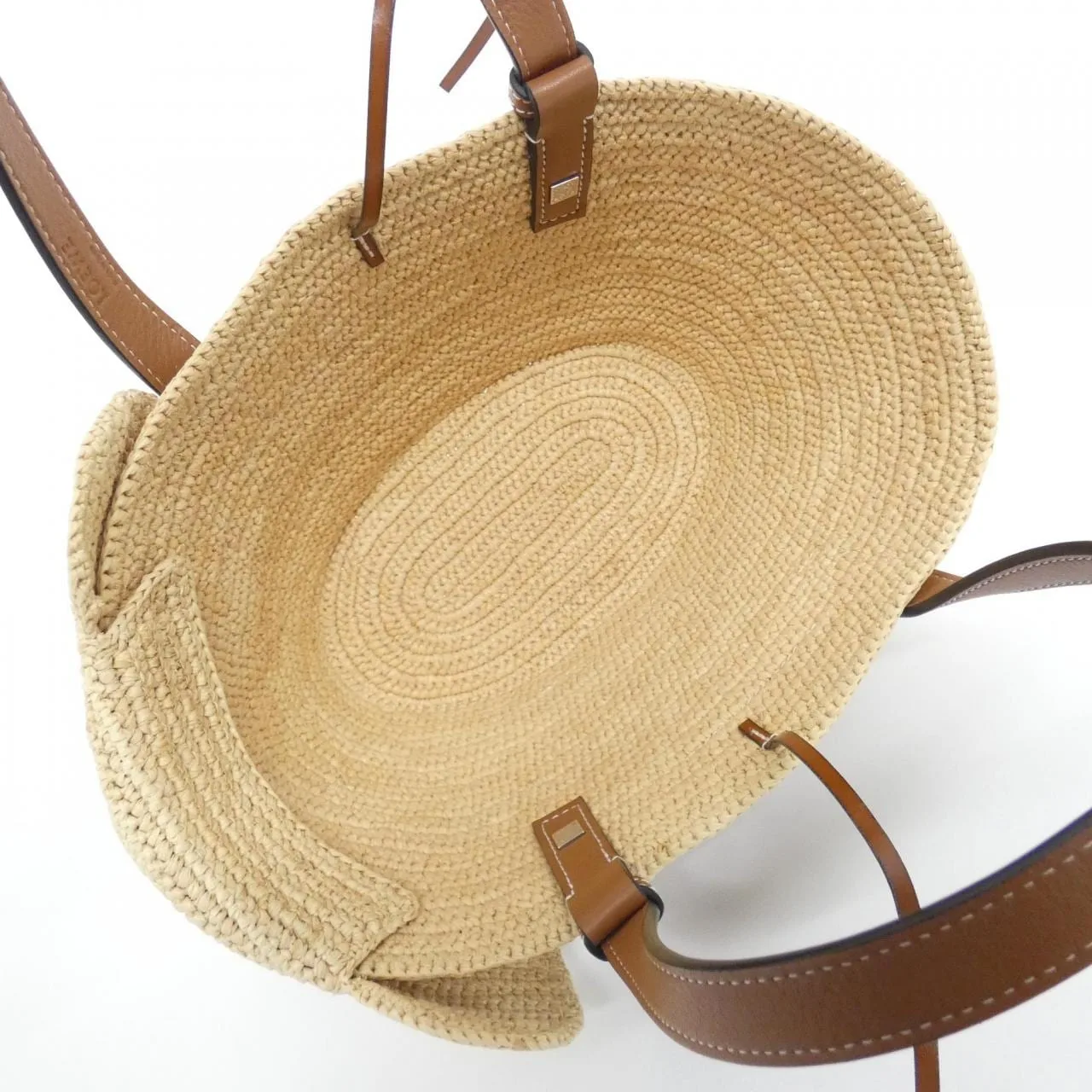 LOEWE Basket A546T37X01 Handbag Black Rank A - Thumbnail 8