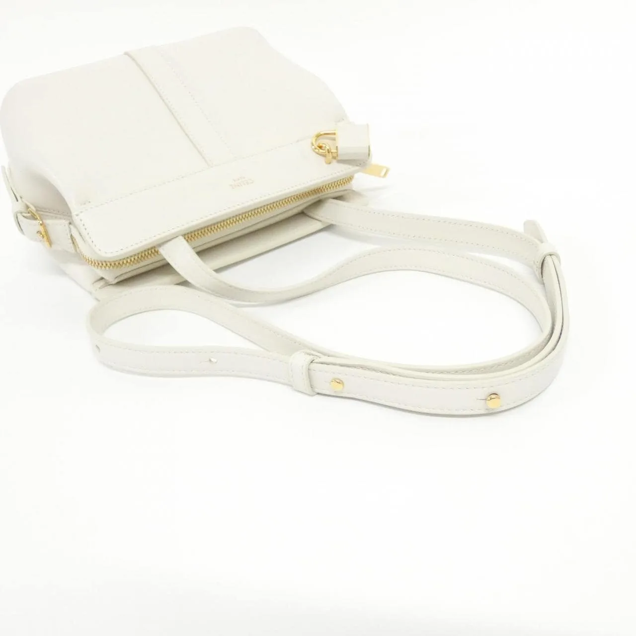 CELINE Cabas 191993CRC Shoulder 黑色 中古品A - 縮圖 8