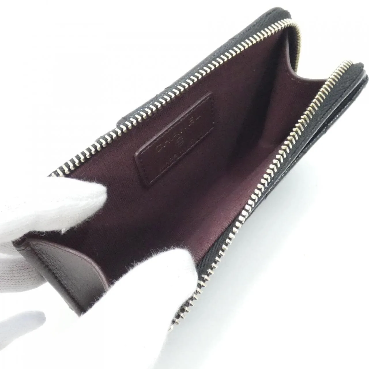 CHANEL Timeless Classic AP3179 Card Case Grained Calfskin Black Grained Calfskin Rank A - Thumbnail 9