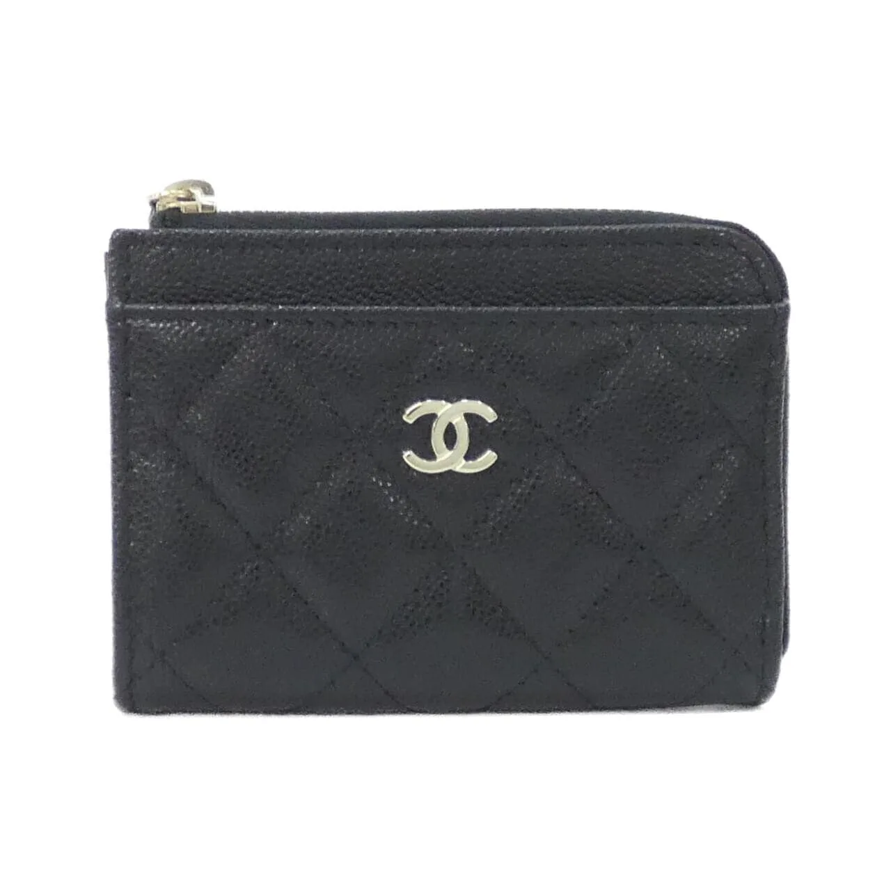 CHANEL Timeless Classic AP4893 Card Case Grained Calfskin 黑色