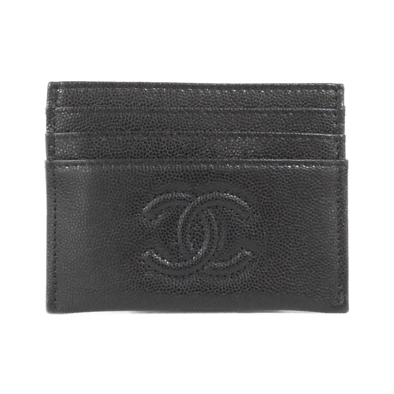 CHANEL AP4706 Card Case Grained Calfskin