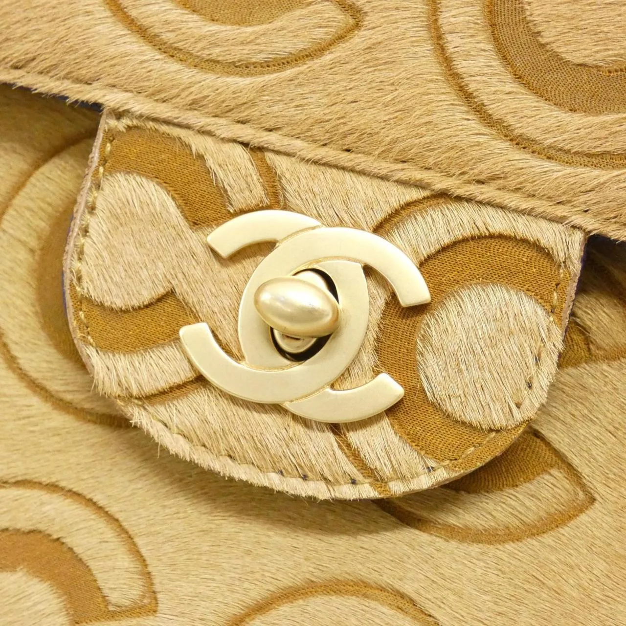 CHANEL 17425 Shoulder Beige Rank A - Thumbnail 4