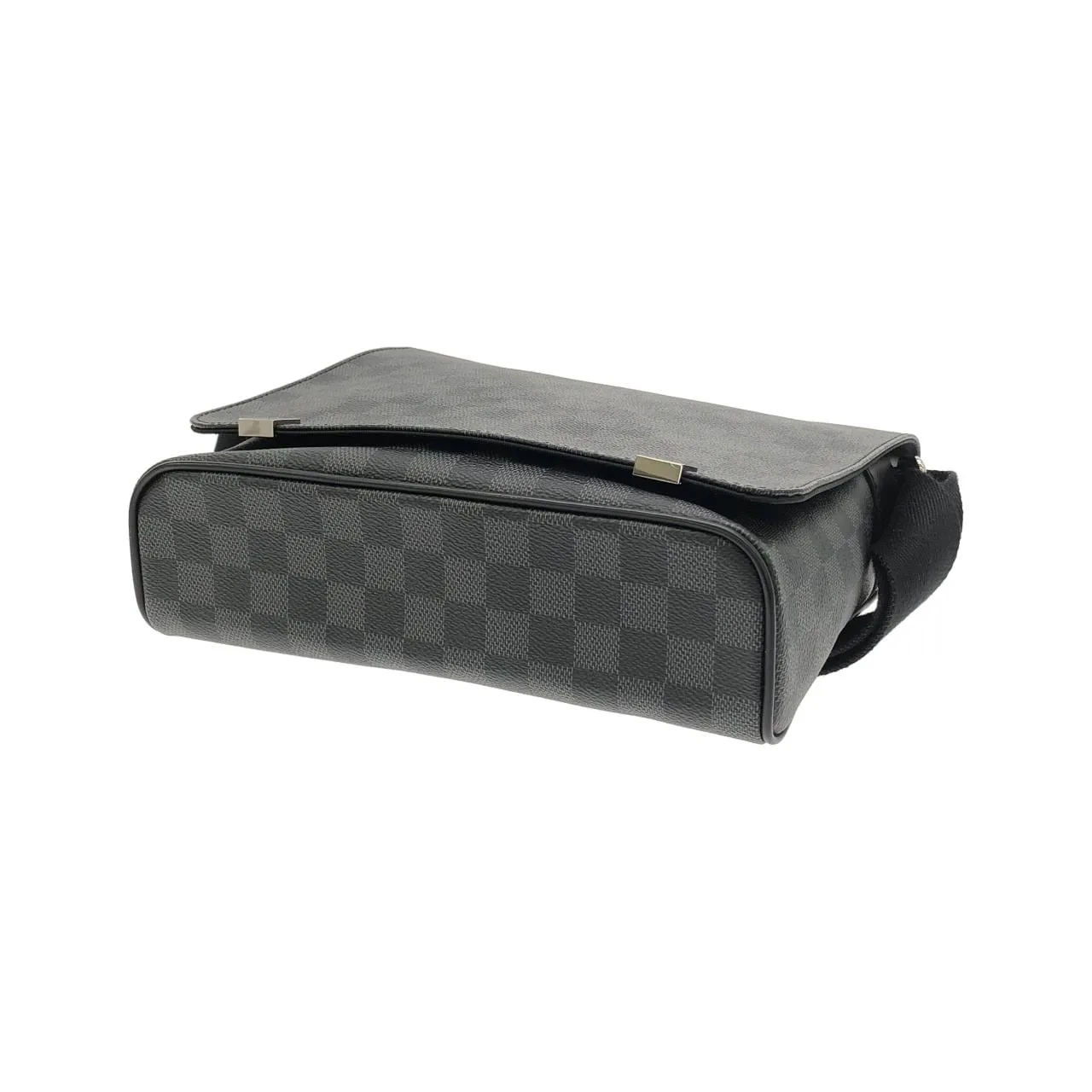 LOUIS VUITTON District N41028 Shoulder Damier 黑色 Damier 中古品A - 縮圖 3