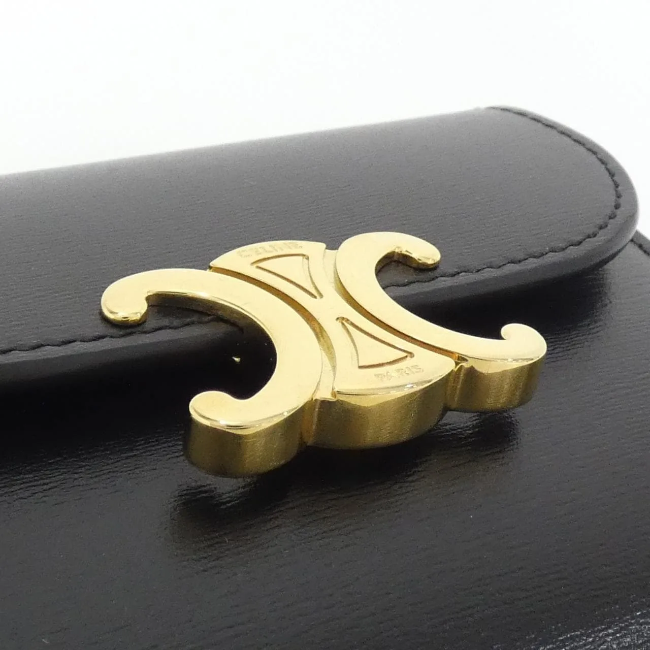 CELINE 10D783DPV Wallet 黑色 中古品A - 縮圖 3