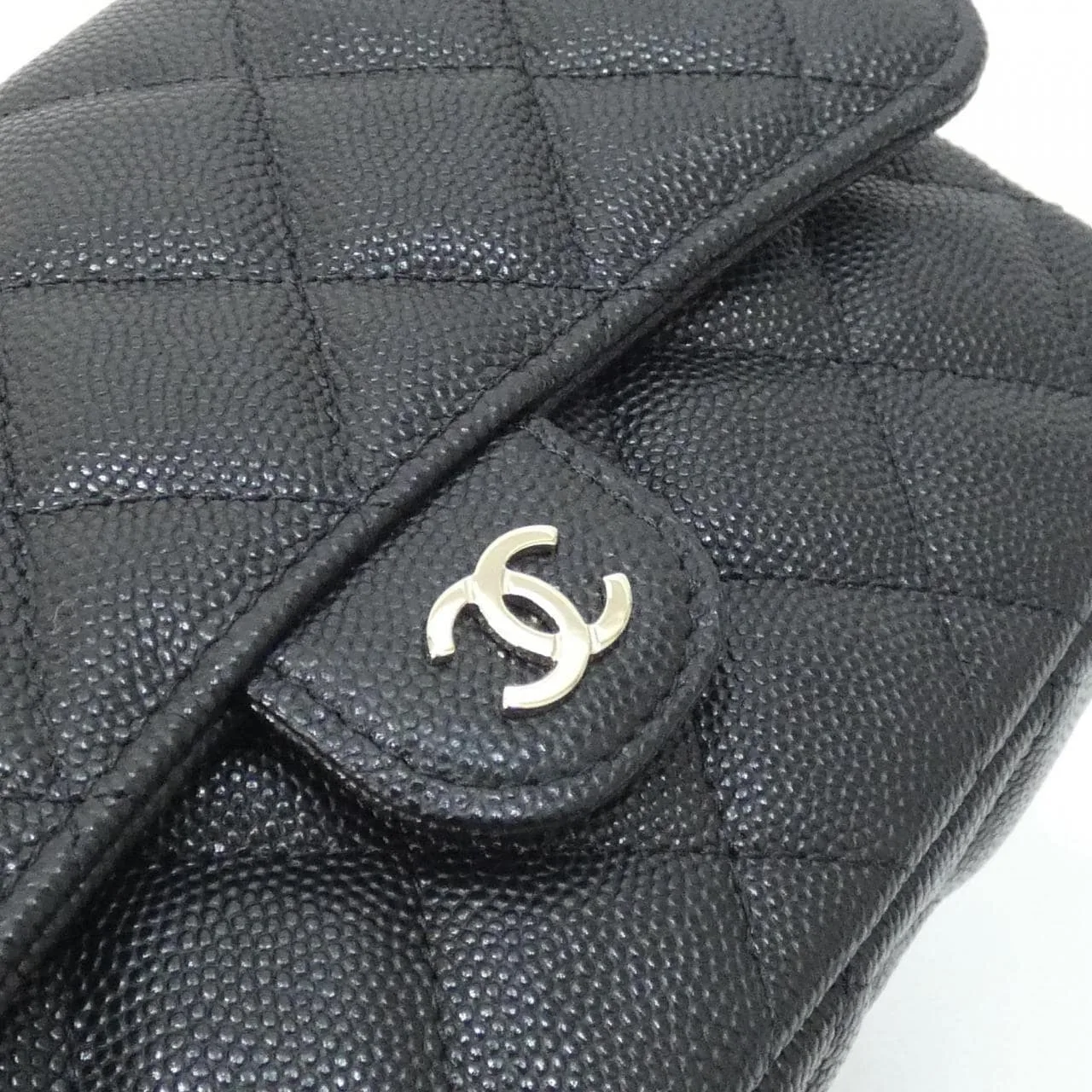 CHANEL Timeless Classic AP2096 Wallet Grained Calfskin Black Grained Calfskin Rank A - Thumbnail 5