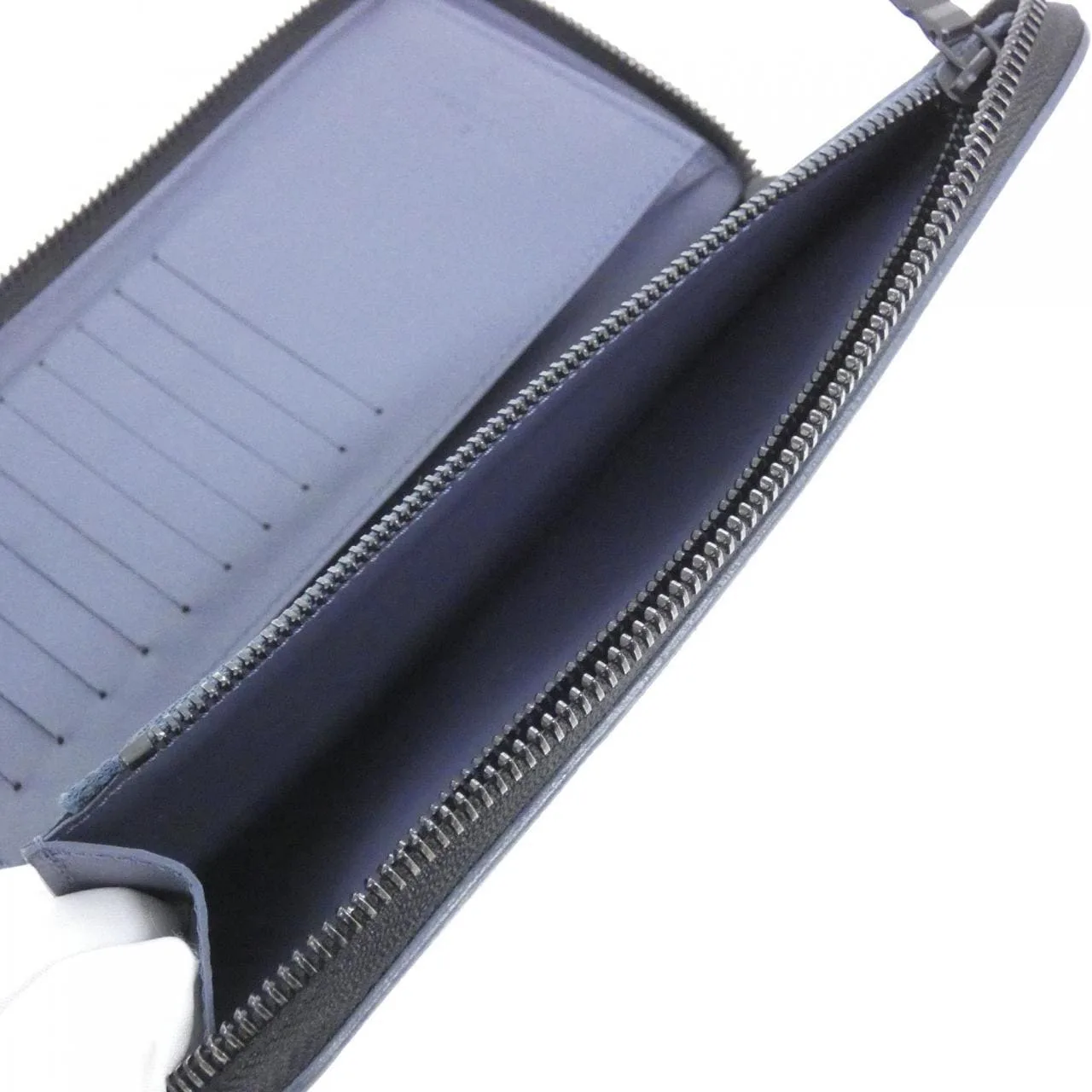 LOUIS VUITTON M82322 Wallet Monogram 深藍色 Monogram 中古品A - 縮圖 9