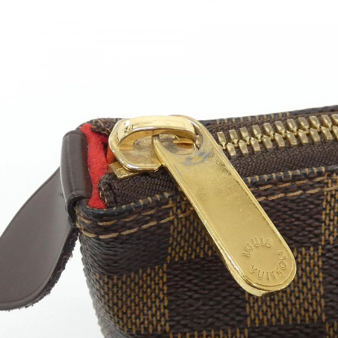 LOUIS VUITTON N51182 Handbag Damier 黑色 Damier 中古品A - 縮圖 3
