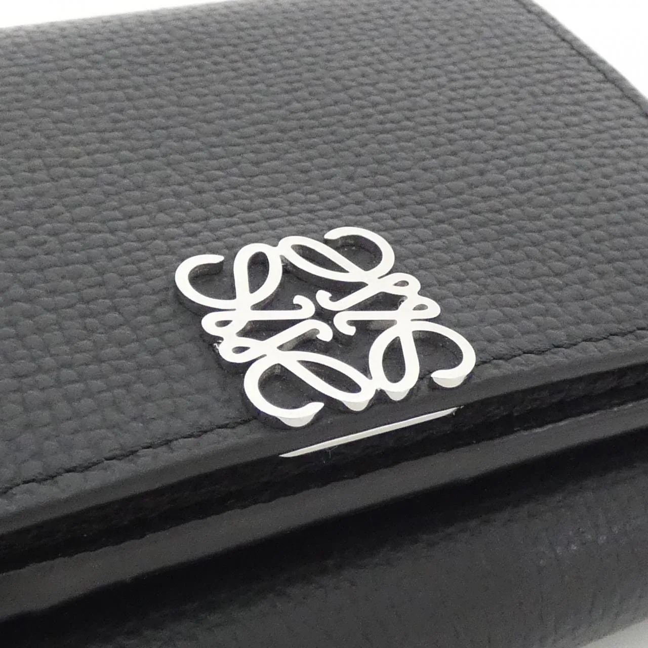 LOEWE C821TR2X16 Wallet Lambskin 黑色 羊皮 中古品A - 縮圖 3