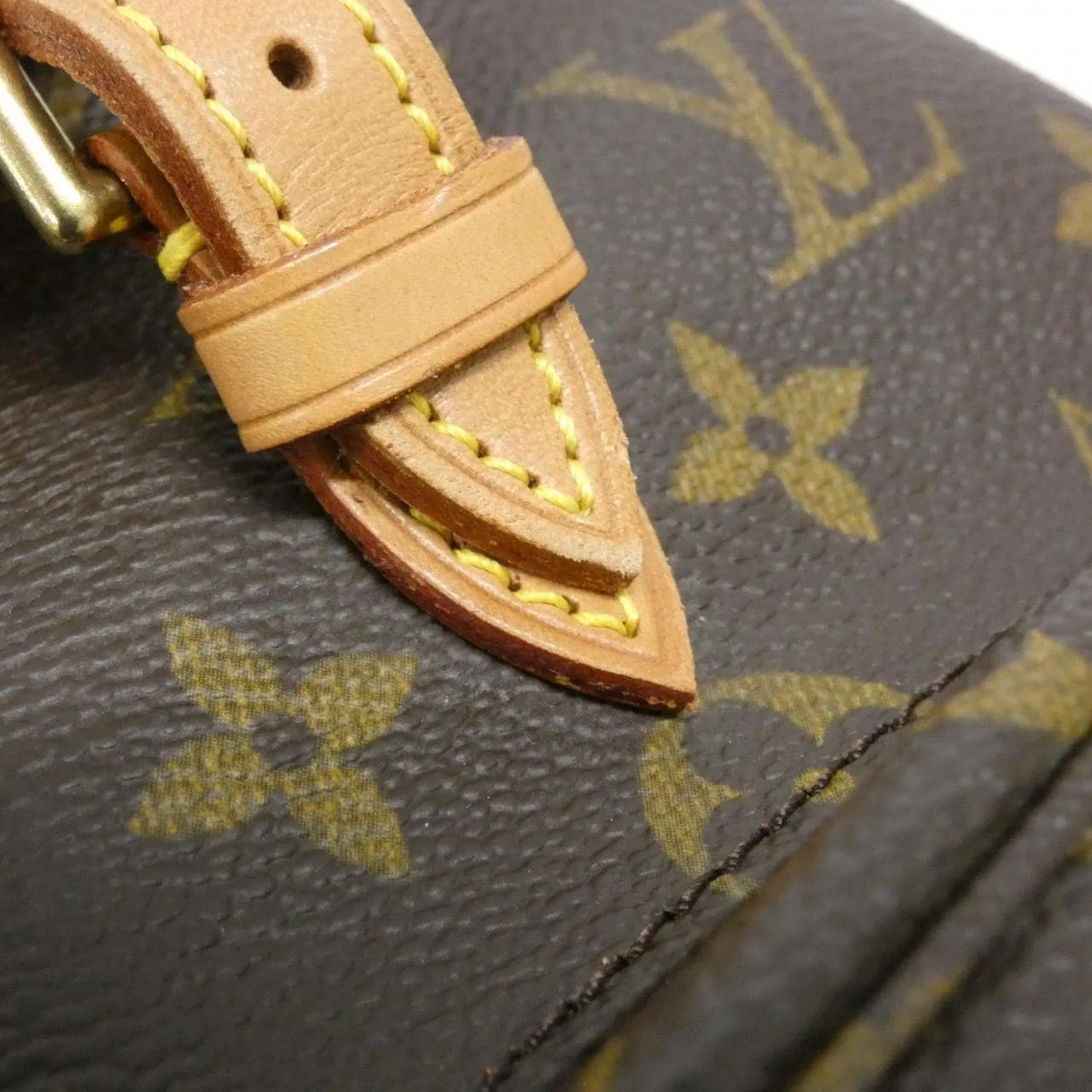 LOUIS VUITTON Montsouris M51137 Backpack Monogram 黑色 Monogram 中古品A - 縮圖 4