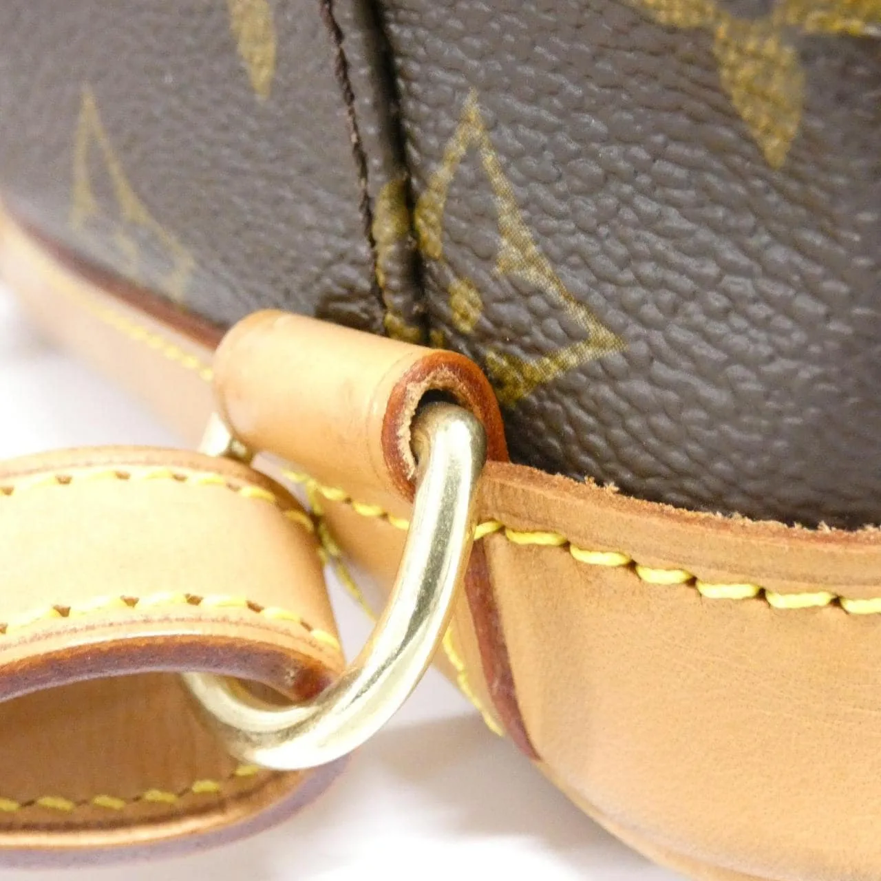 LOUIS VUITTON Montsouris M51137 Backpack Monogram 黑色 Monogram 中古品A - 縮圖 6