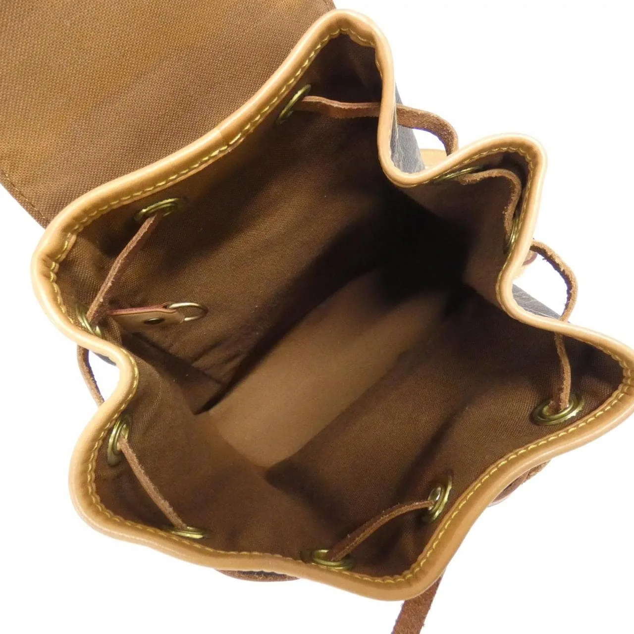 LOUIS VUITTON Montsouris M51137 Backpack Monogram 黑色 Monogram 中古品A - 縮圖 8