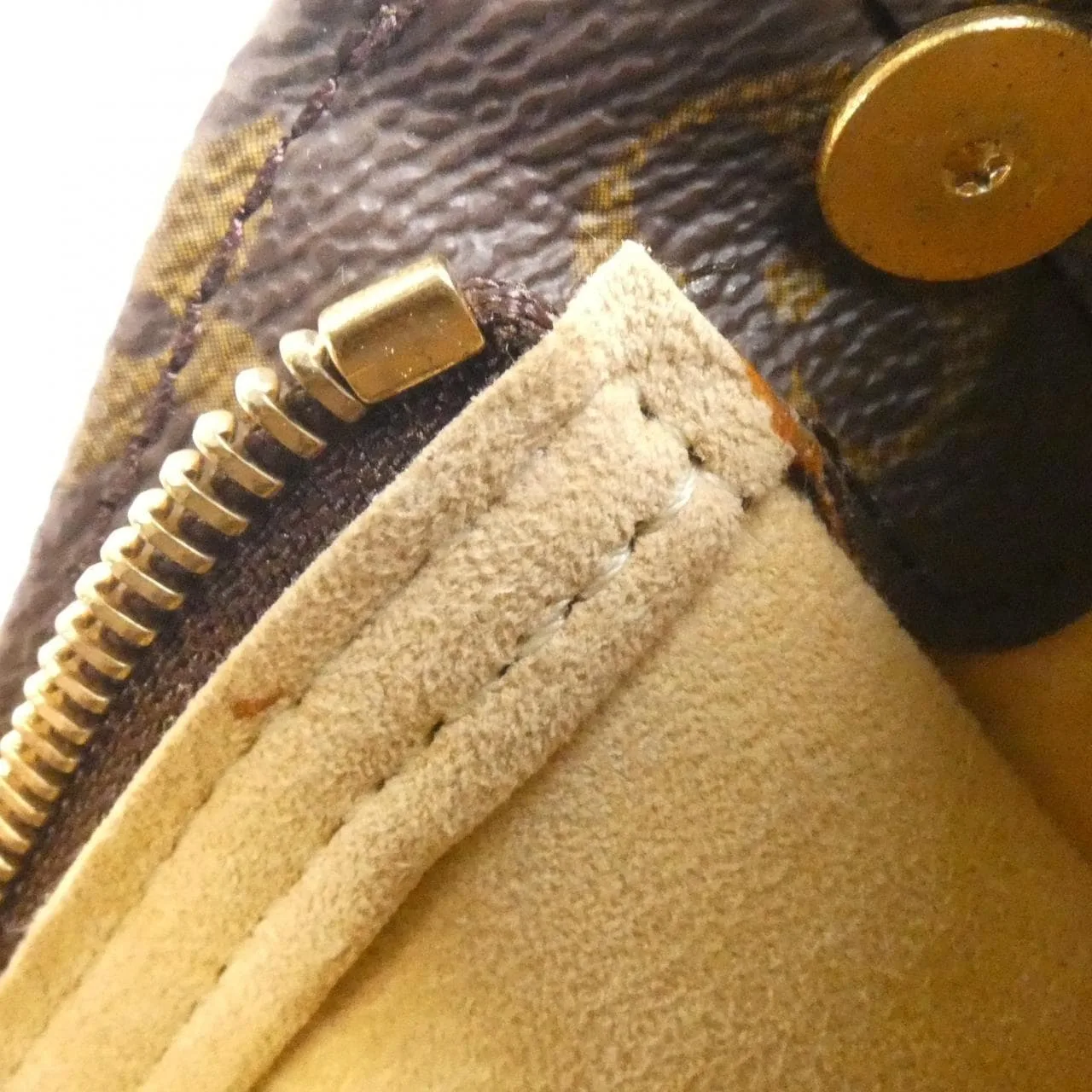 LOUIS VUITTON Looping M51146 Shoulder Monogram 黑色 Monogram 中古品B - 縮圖 8