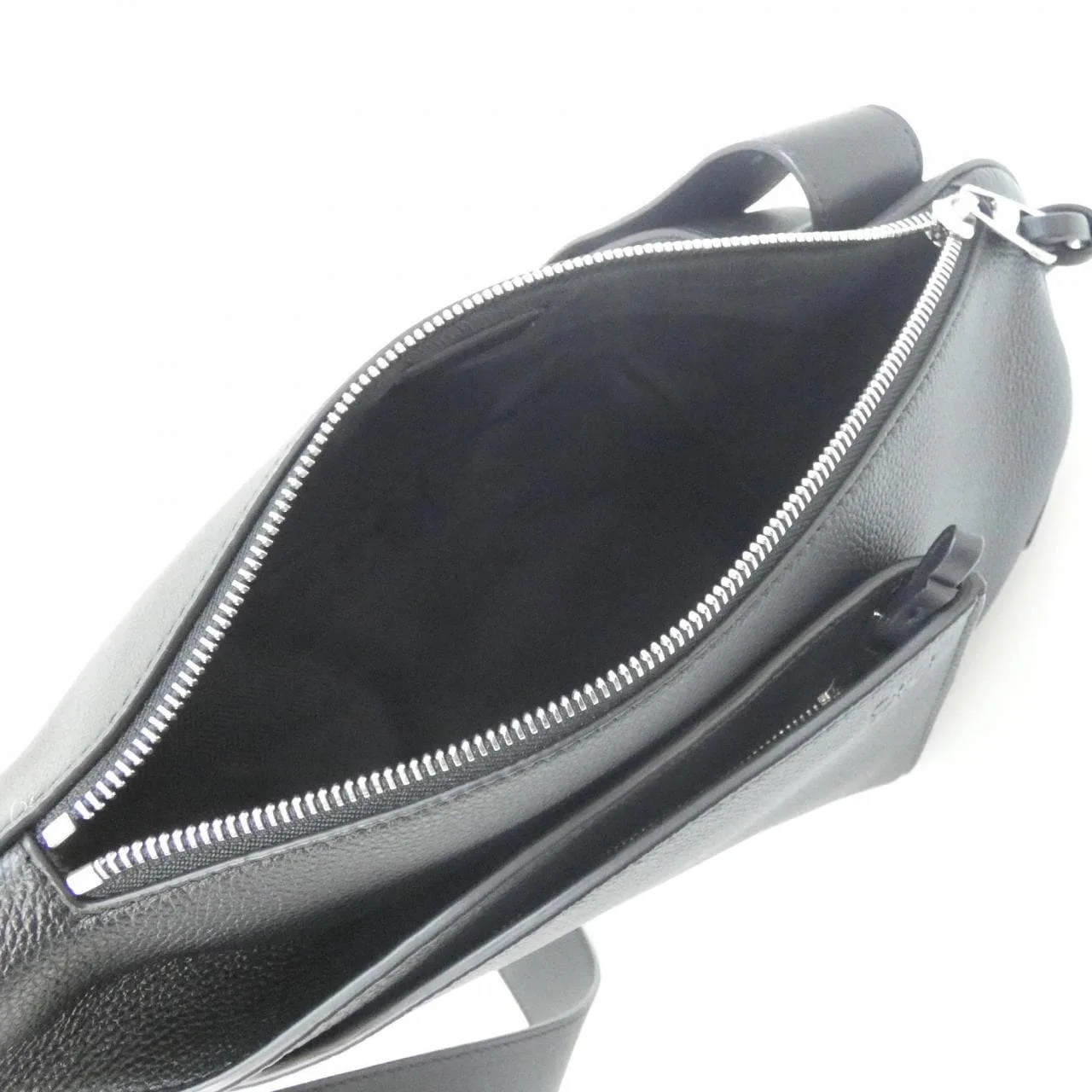 LOEWE Puzzle B511A09X12 Shoulder 黑色 中古品A - 縮圖 6