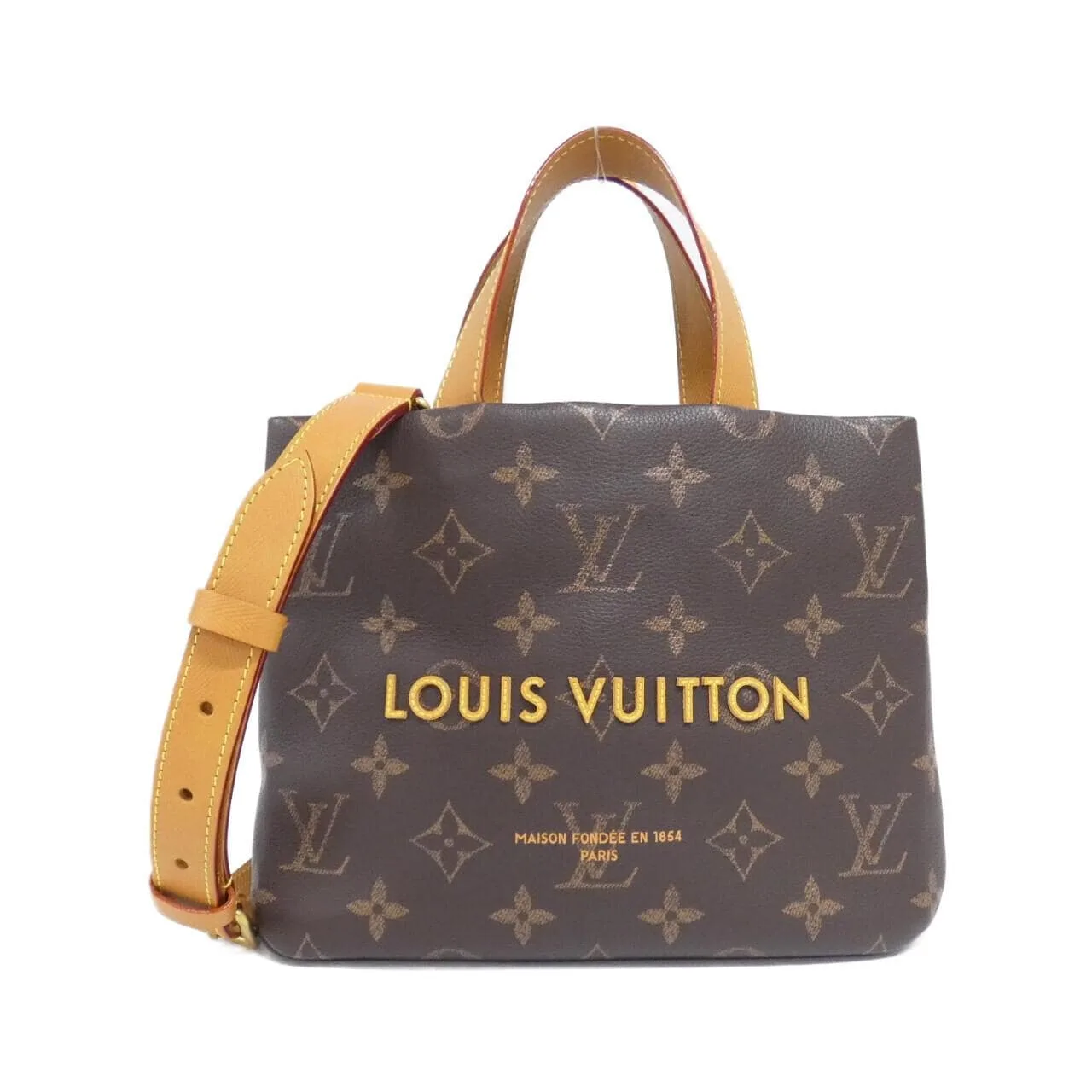 LOUIS VUITTON M27019 Tote Monogram Black