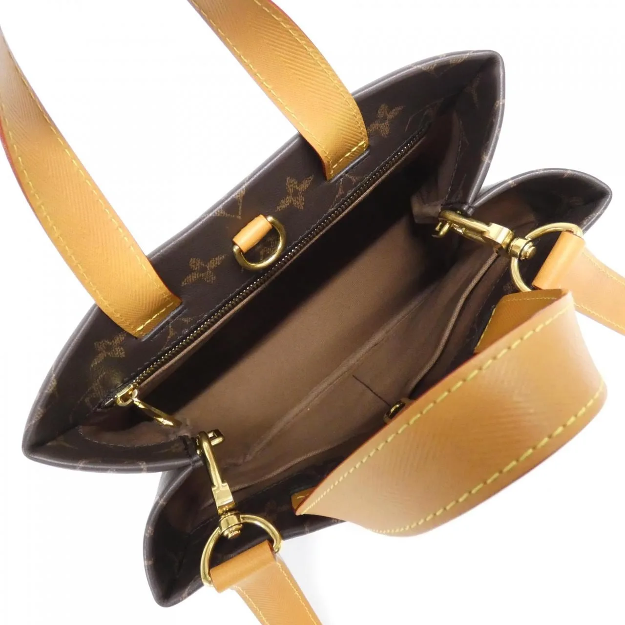 LOUIS VUITTON M27019 Tote Monogram 黑色 Monogram 中古品A - 縮圖 7