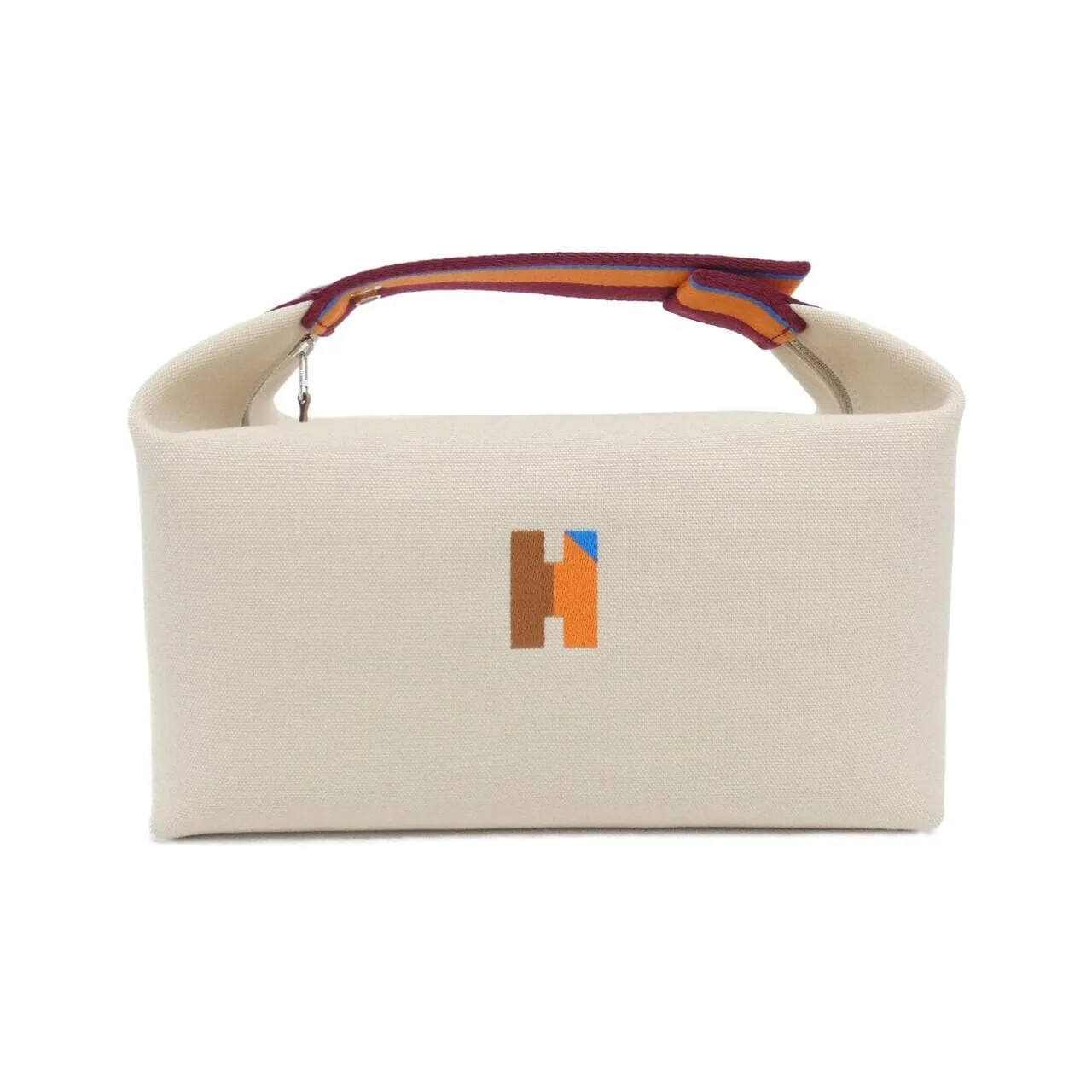 HERMES 104347M Pouch Canvas