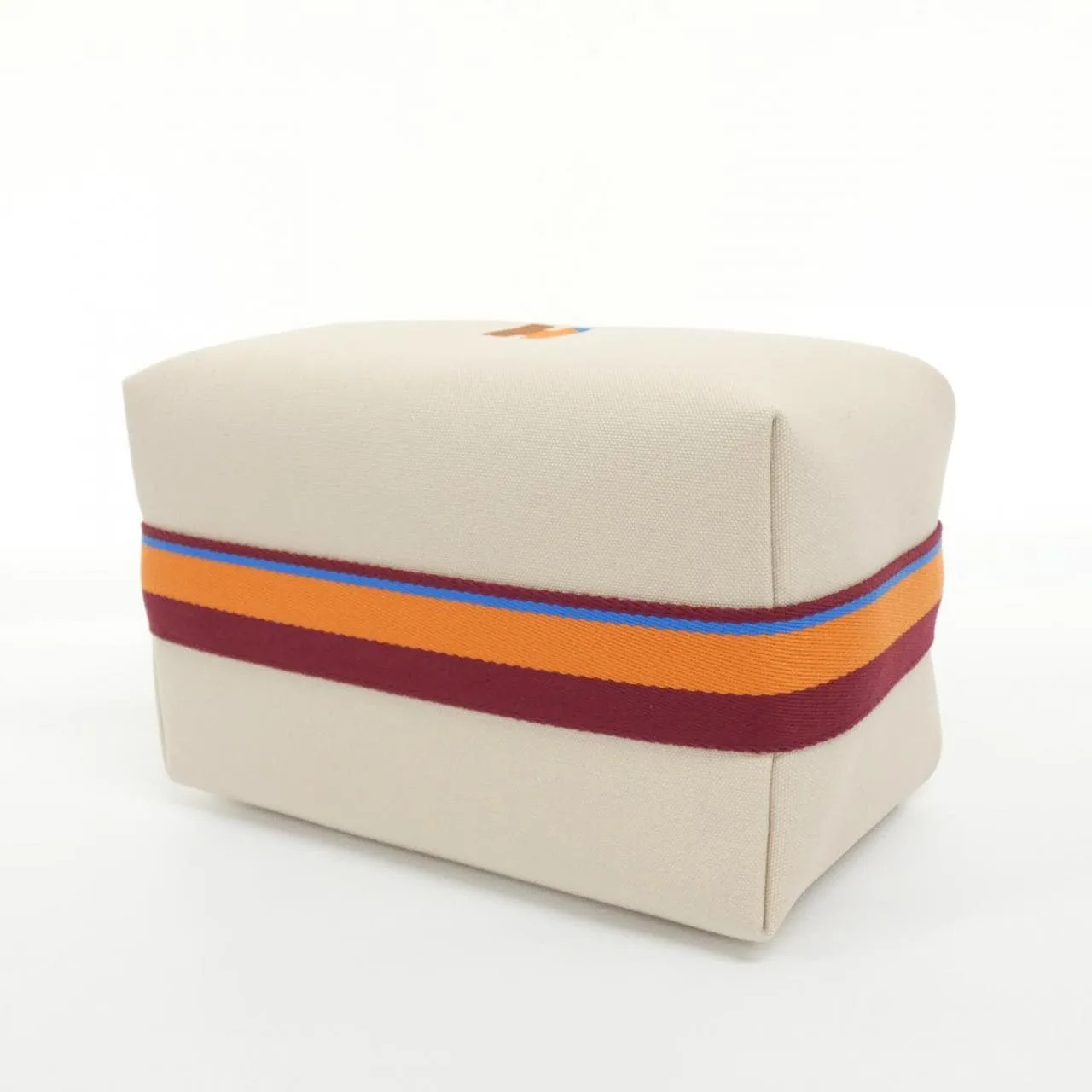 HERMES 104347M Pouch Canvas Black Canvas Rank A - Thumbnail 3