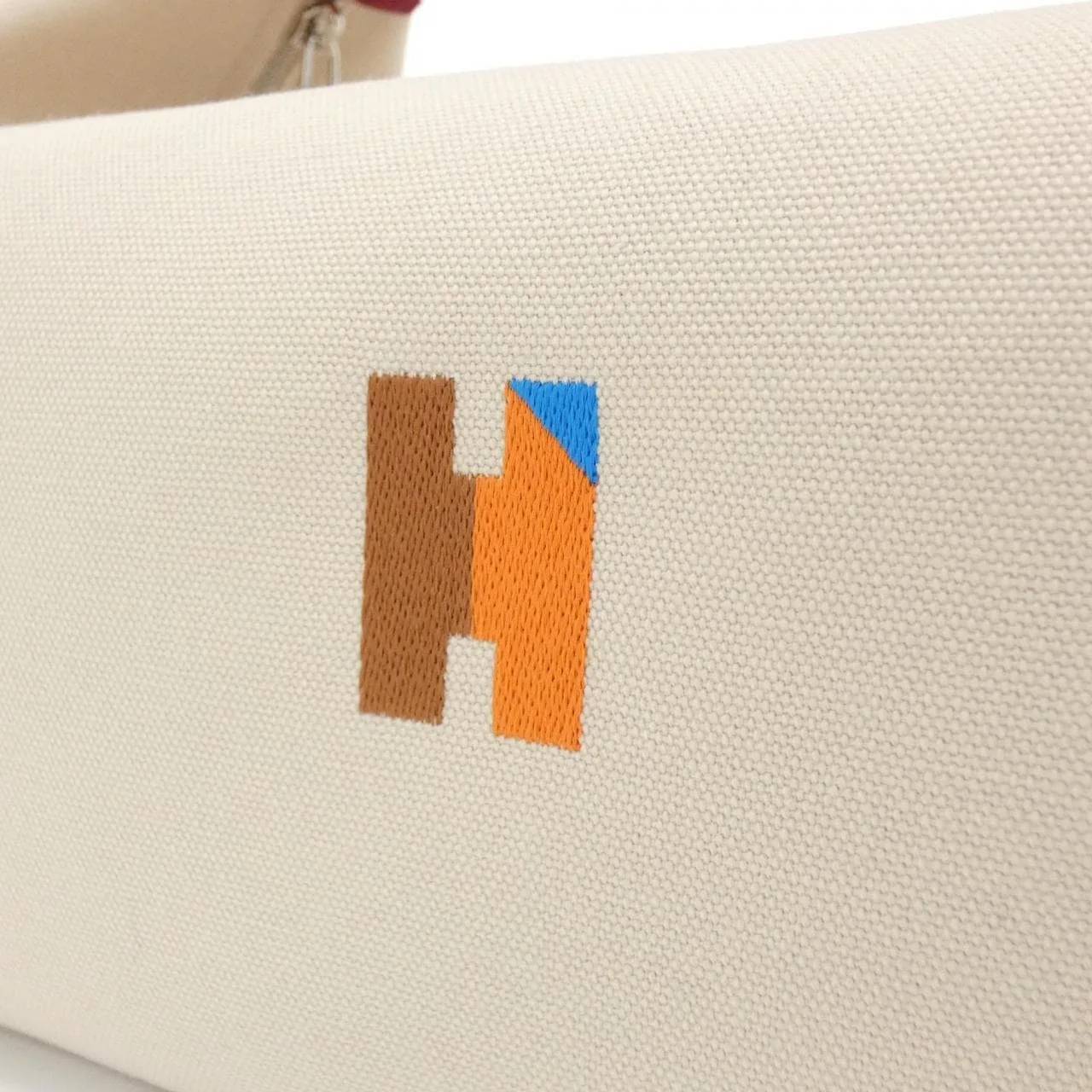 HERMES 104347M Pouch Canvas Black Canvas Rank A - Thumbnail 4