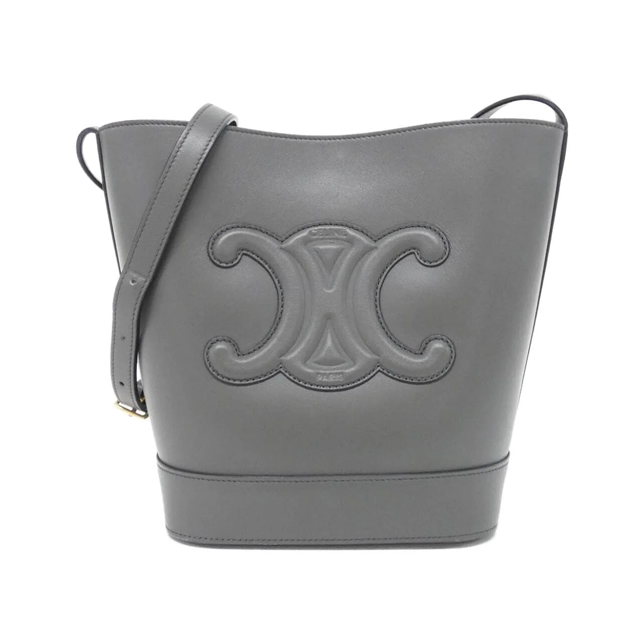 CELINE Triomphe 198243DU3 Shoulder Black