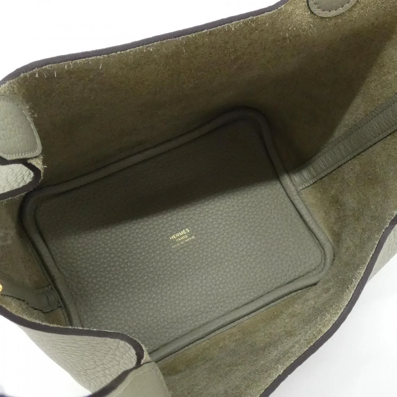 HERMES Picotin 056289CC Handbag Clemence Clemence Leather Unused - Thumbnail 5