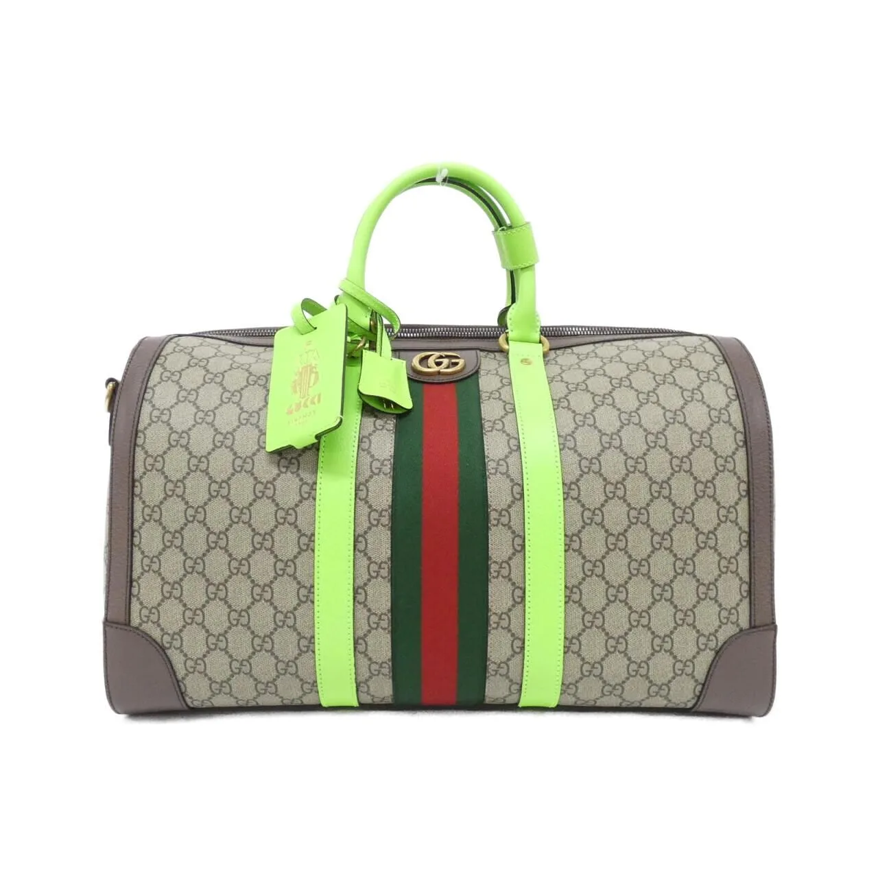 GUCCI 724642 Boston Canvas Beige