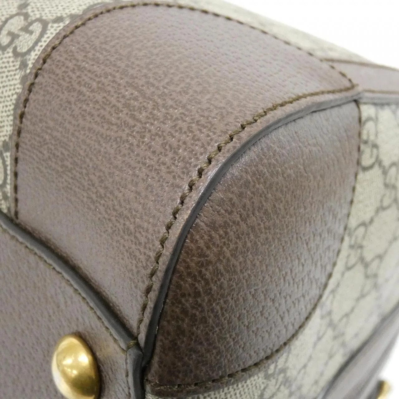 GUCCI 724642 Boston Canvas 米色 帆布 中古品A - 縮圖 3