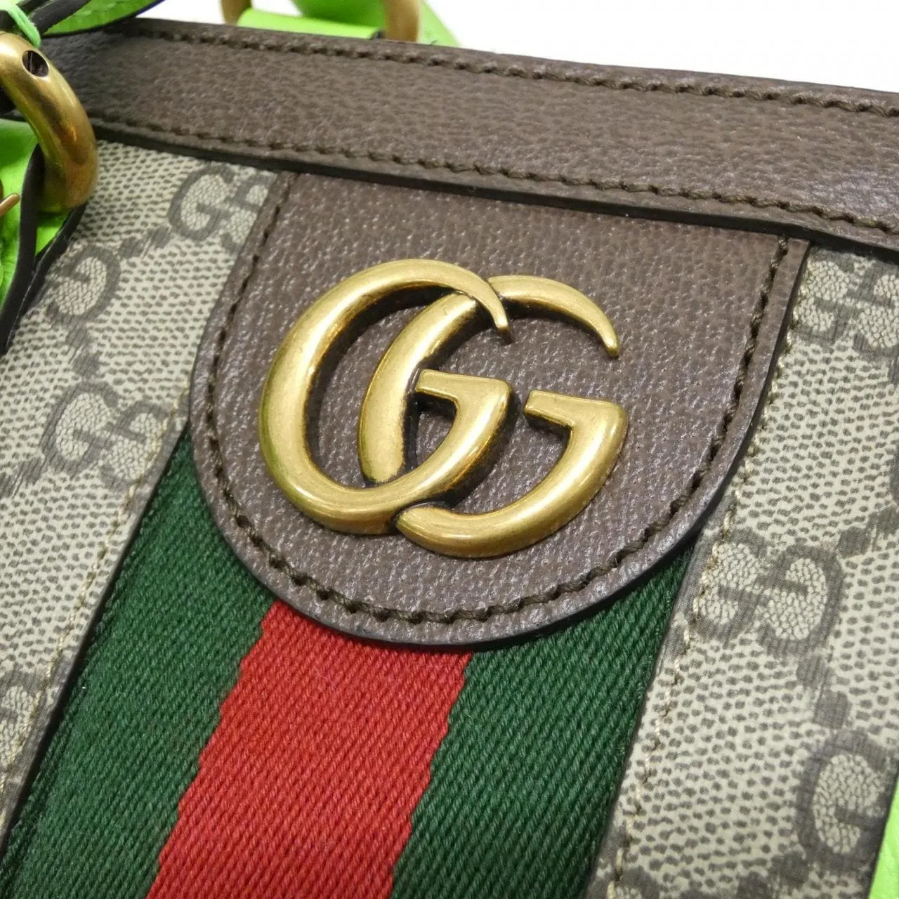 GUCCI 724642 Boston Canvas 米色 帆布 中古品A - 縮圖 4