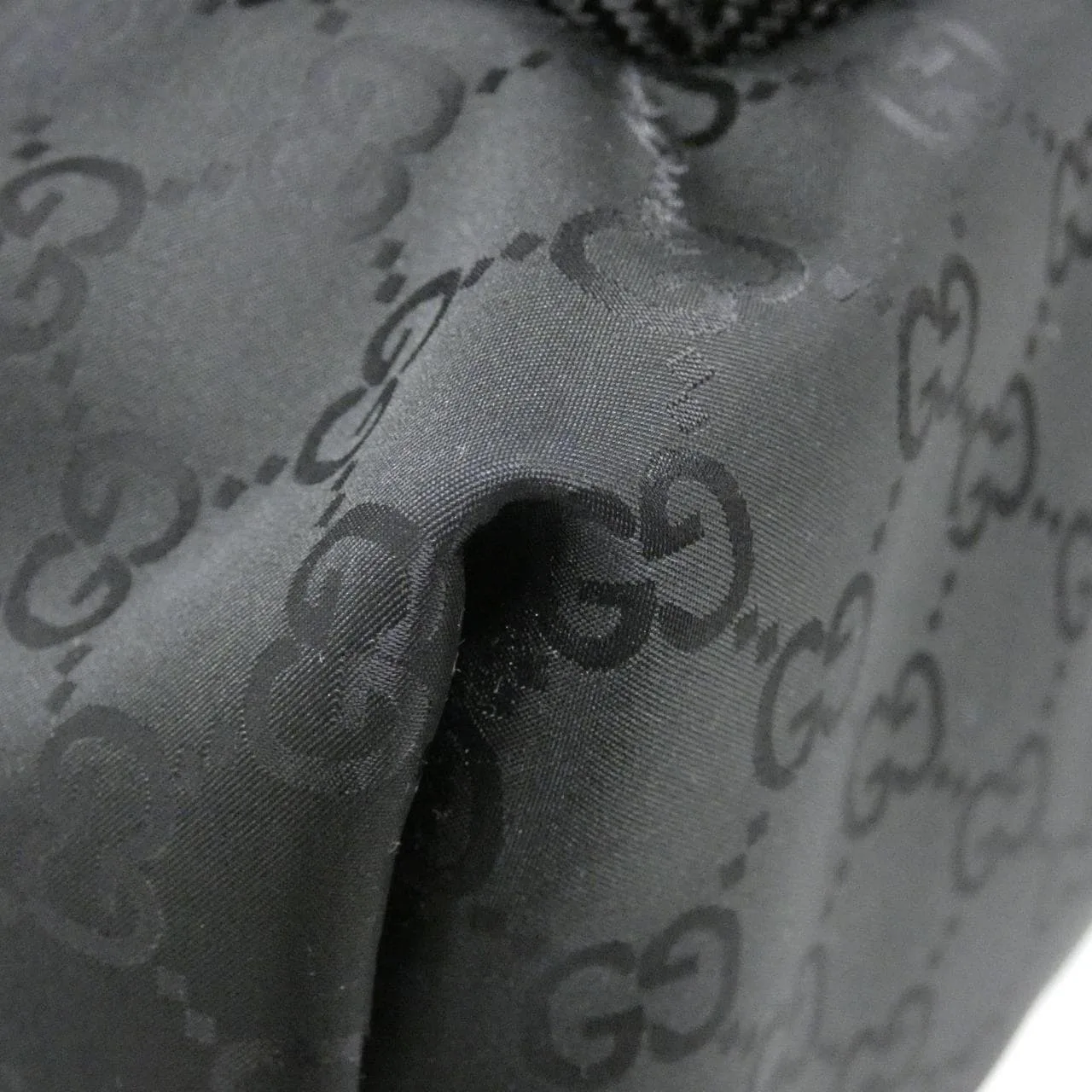 GUCCI 826364 FAD72 背包 尼龍 黑色 尼龍 中古品A - 縮圖 3