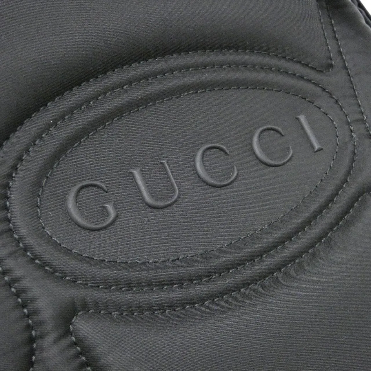 GUCCI 826364 FAD72 背包 尼龍 黑色 尼龍 中古品A - 縮圖 4