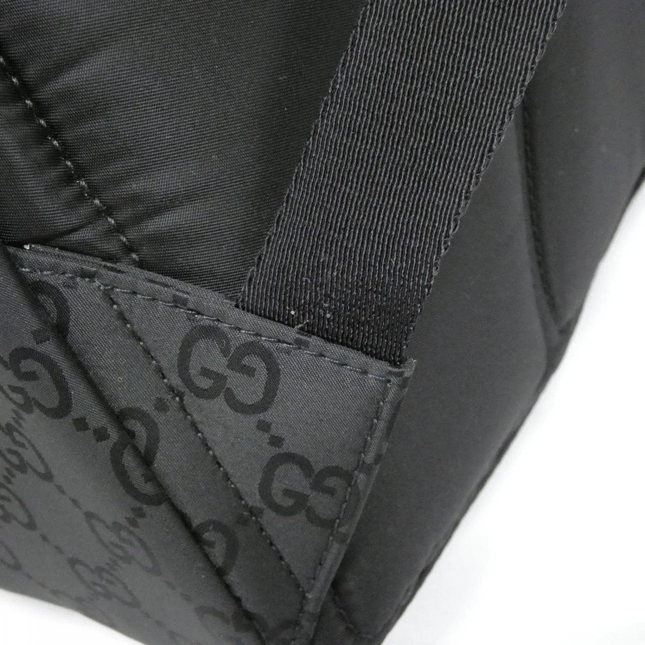 GUCCI 826364 FAD72 背包 尼龍 黑色 尼龍 中古品A - 縮圖 7