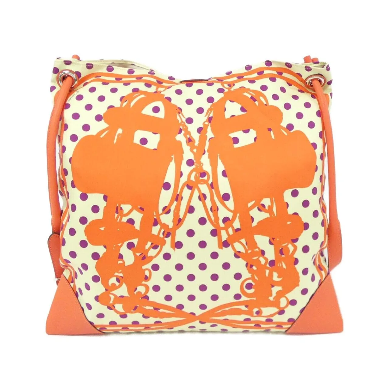 HERMES Silky City Shoulder Swift Black Swift Leather Rank A - Thumbnail 2