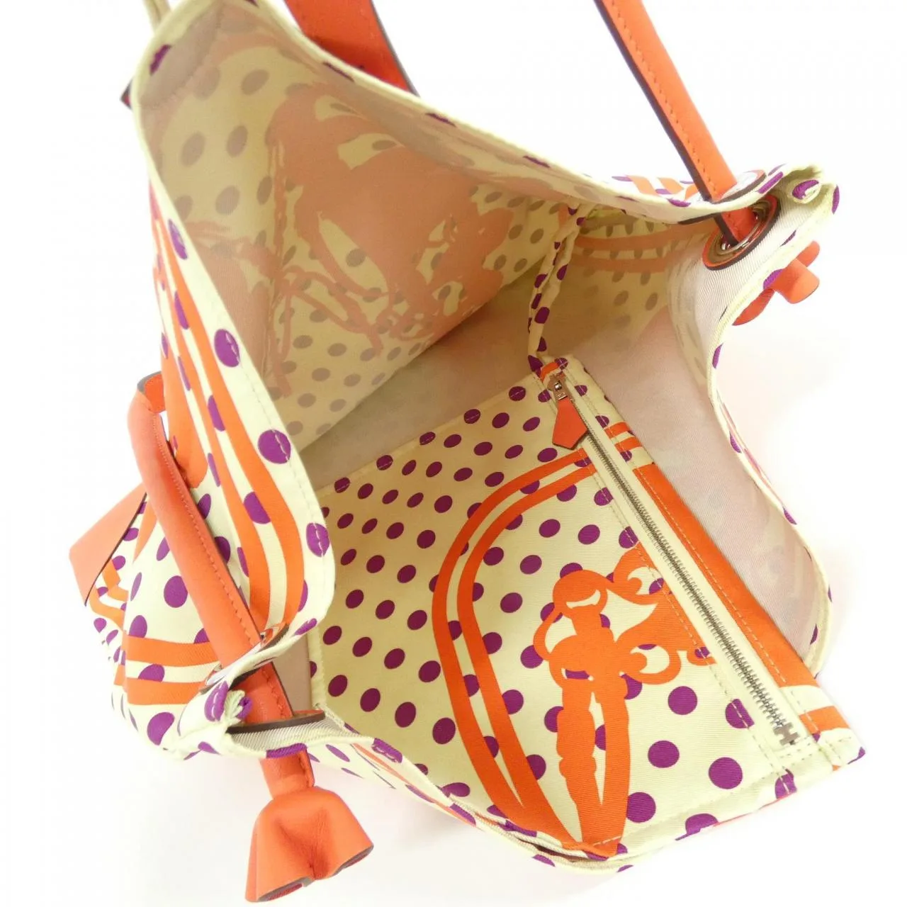 HERMES Silky City Shoulder Swift Black Swift Leather Rank A - Thumbnail 9