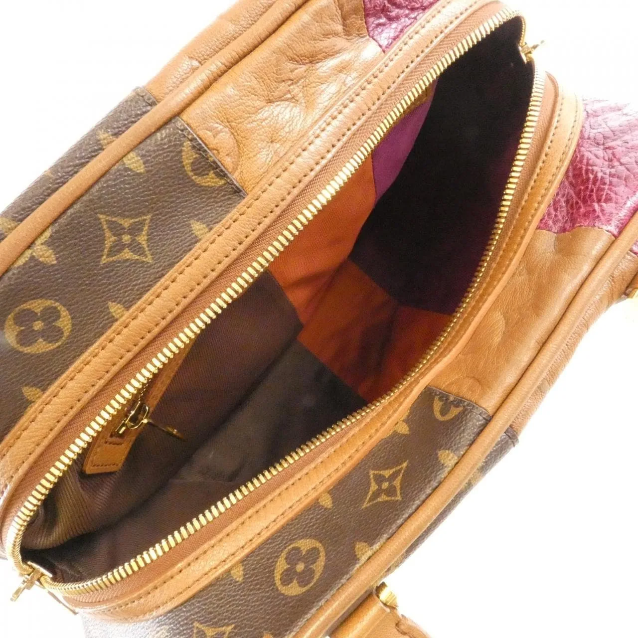LOUIS VUITTON M40503 Shoulder Monogram 酒紅色 Monogram 中古品B - 縮圖 9