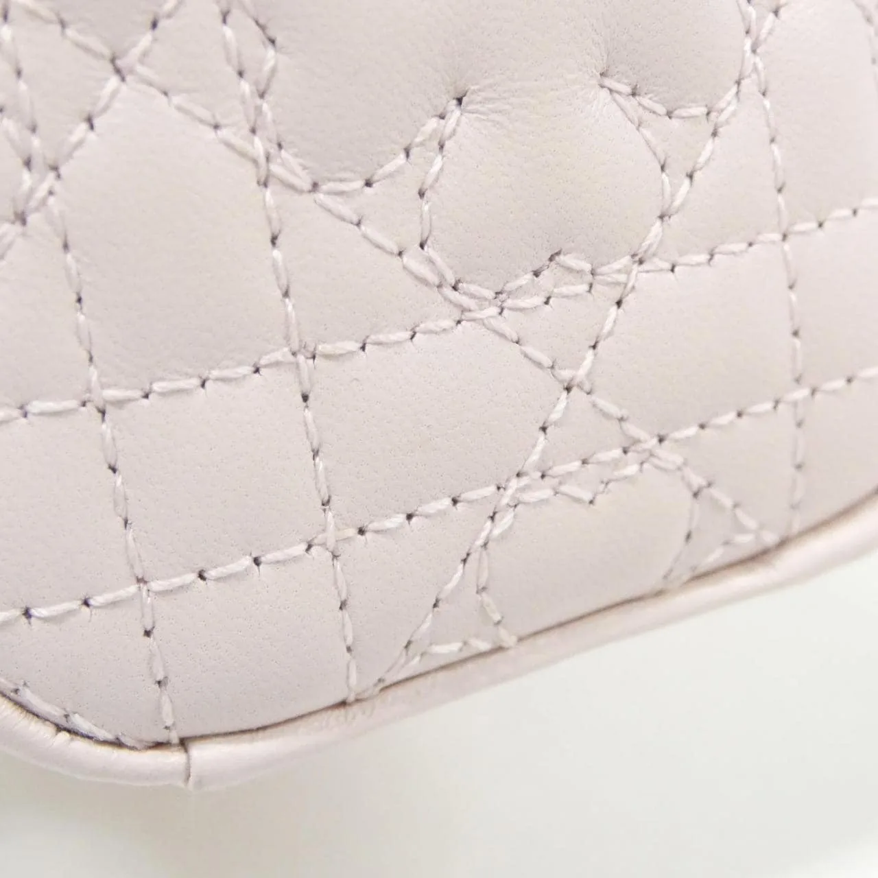 DIOR Lady Dior M0505ONTL Handbag Leather 黑色 皮革 中古品A - 縮圖 6