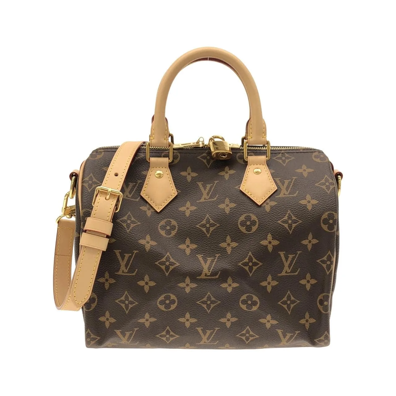 LOUIS VUITTON Speedy M41113 Boston Monogram Black