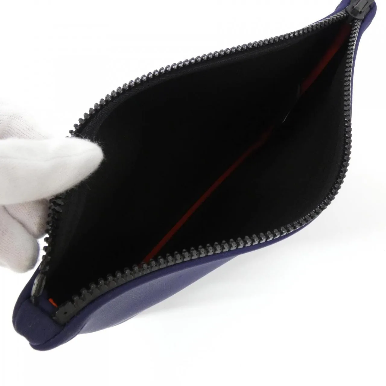 HERMES 103198M Pouch 黑色 中古品A - 縮圖 6