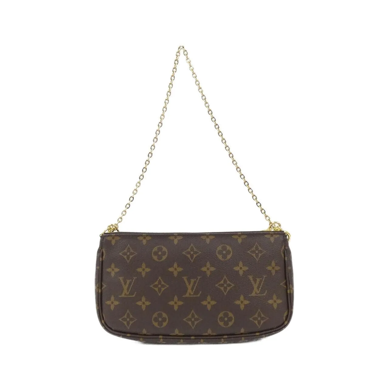 LOUIS VUITTON Pochette M44840 Shoulder Monogram 黑色 Monogram 中古品A - 縮圖 2