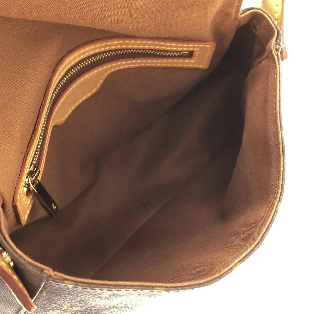 LOUIS VUITTON Looping M51147 Shoulder Monogram 黑色 Monogram 中古品A - 縮圖 5